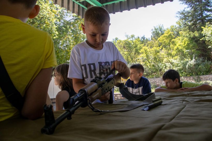 Camps in the TOT of Crimea as an instrument of indoctrination and militarisation of Ukrainian children.  Examples in June 2024 - картинка 4